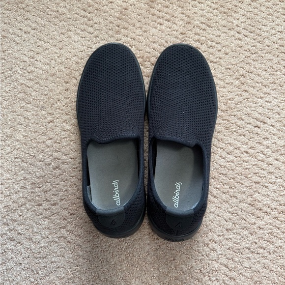 Allbirds Black Tree Lounger Loafers Minimalist Slip-Ons - Picture 3 of 5